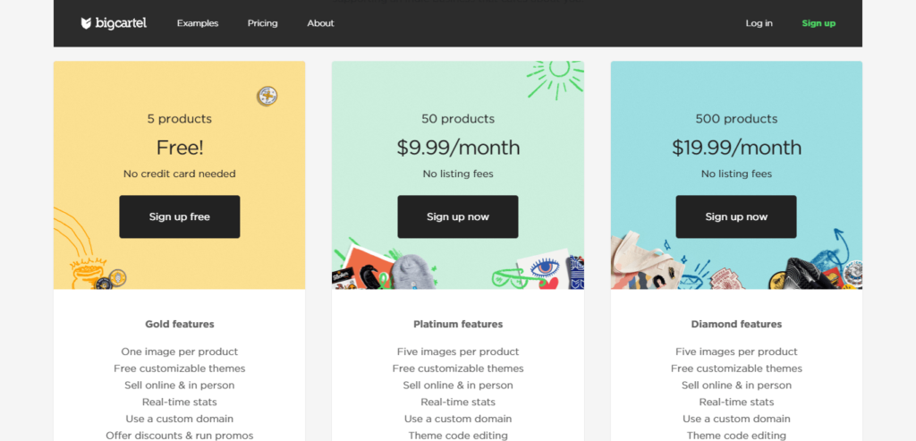 Squarespace vs Big Cartel