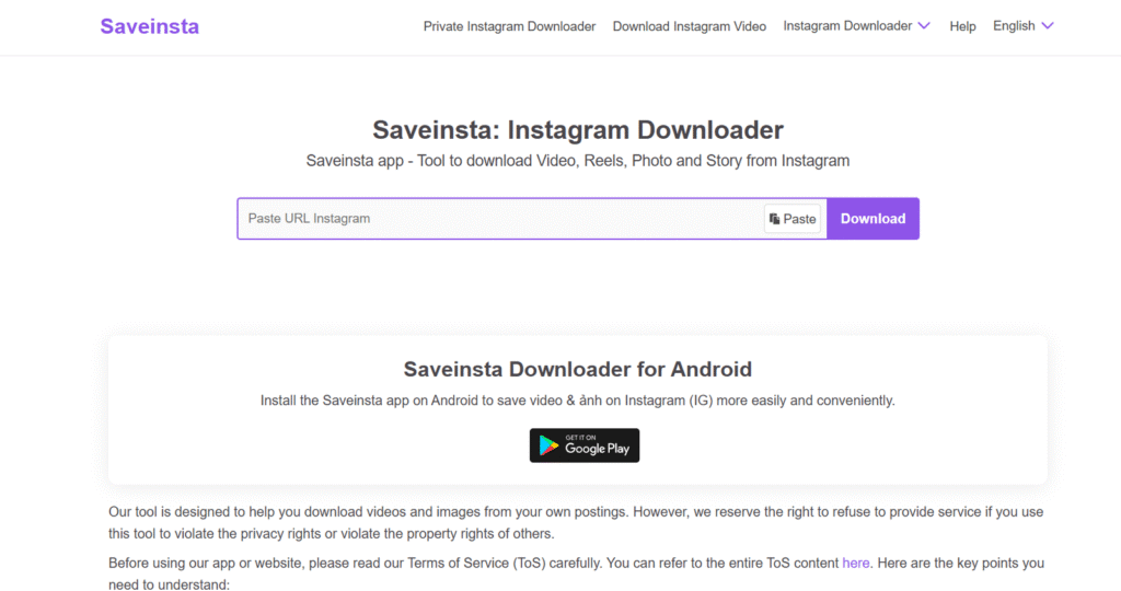 SaveInsta