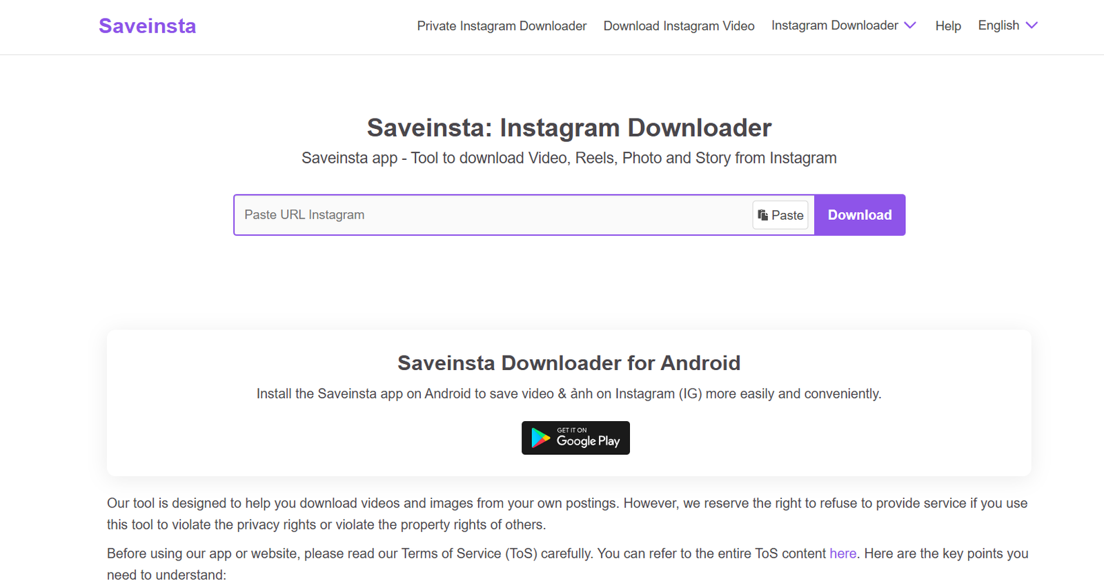 SaveInsta