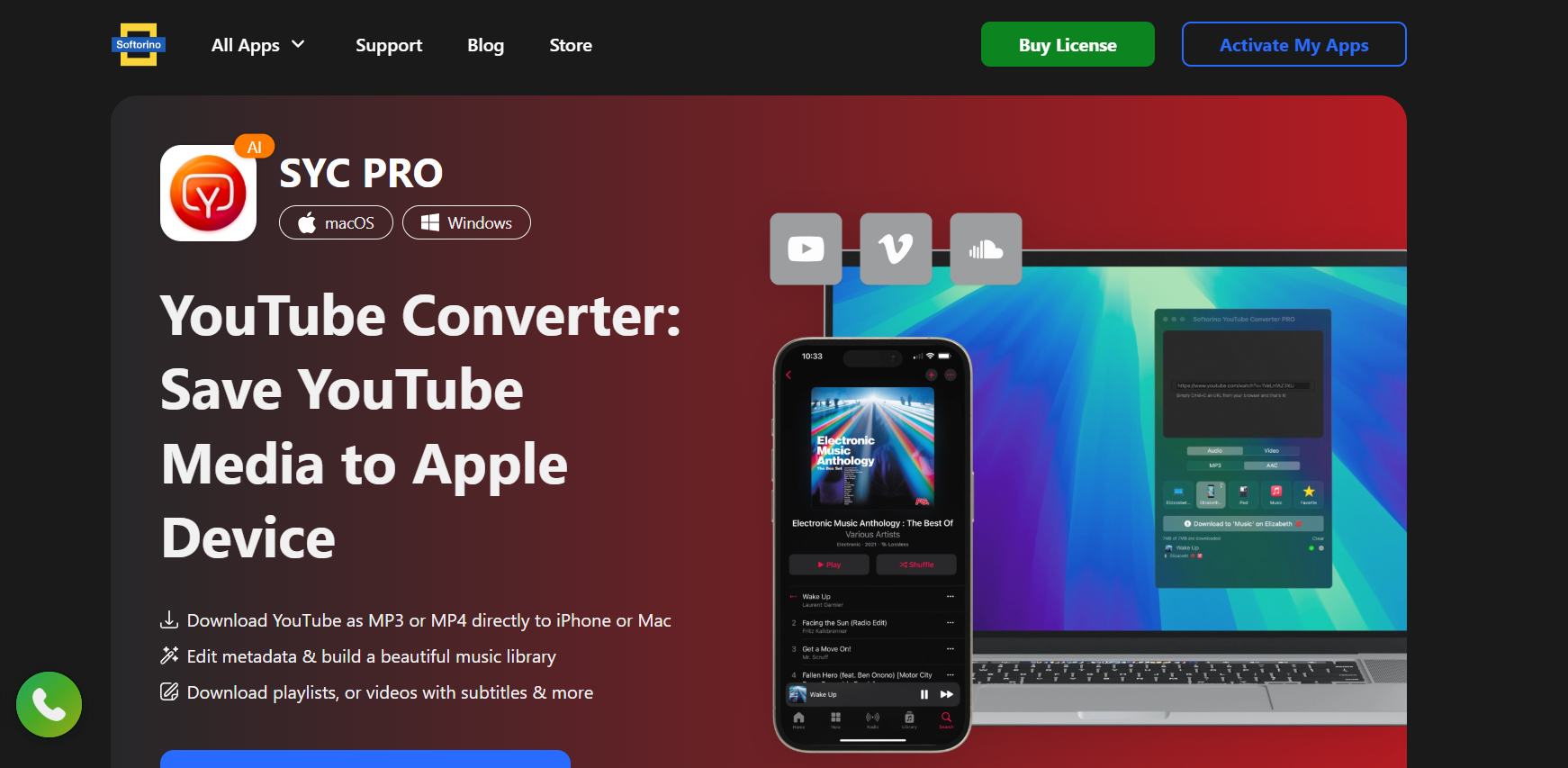 Softorino YouTube Converter PRO