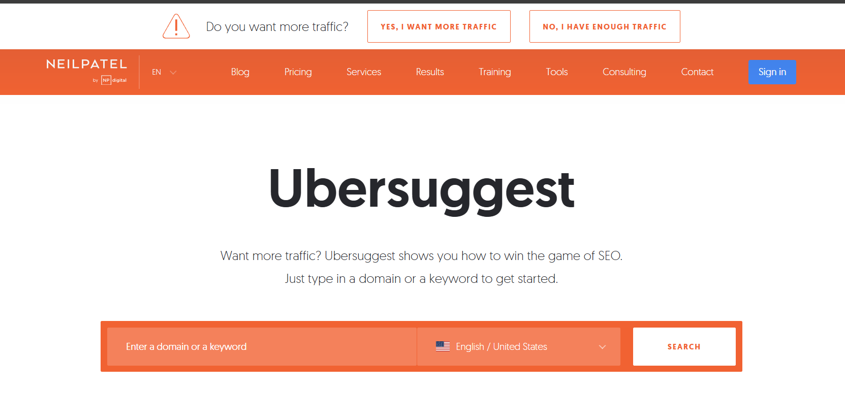 Ubersuggest
