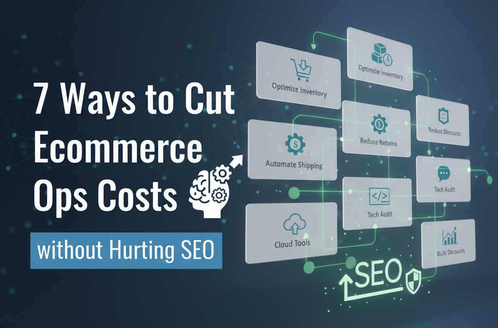 7 Ways to Cut Ecommerce Ops Costs without Hurting SEO