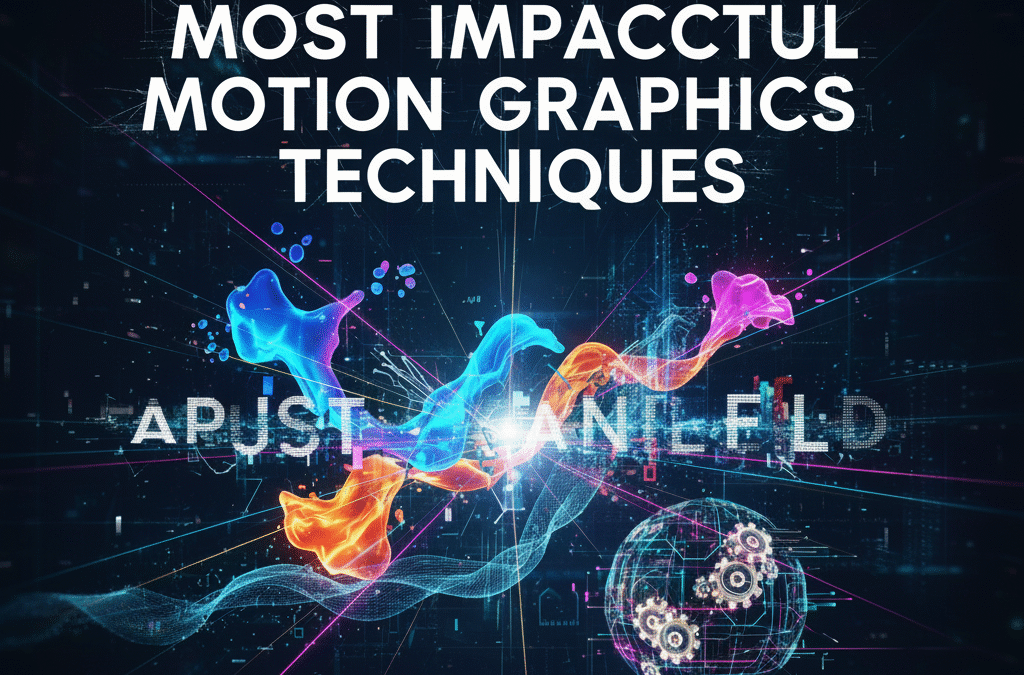 Most Impactful Motion Graphics Techniques