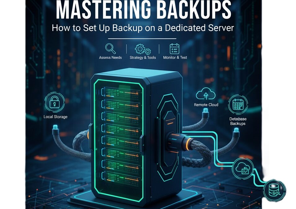 Mastering Backups: How to Set Up Backup on a Dedicated Server