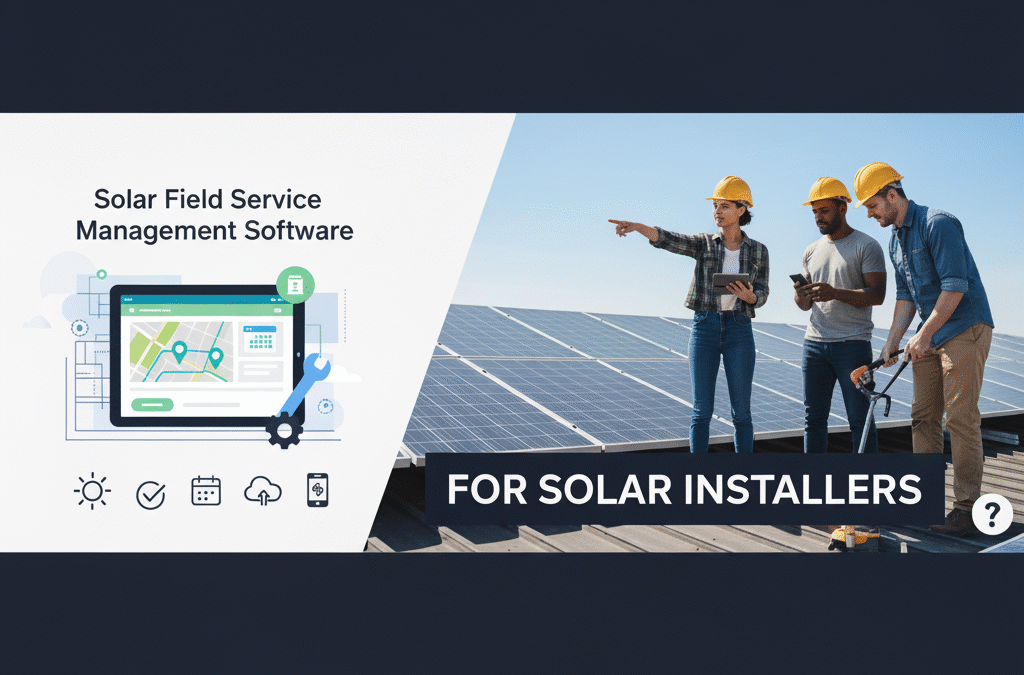 Which Solar Field Service Management Software is Best Suited for Solar Installers?
