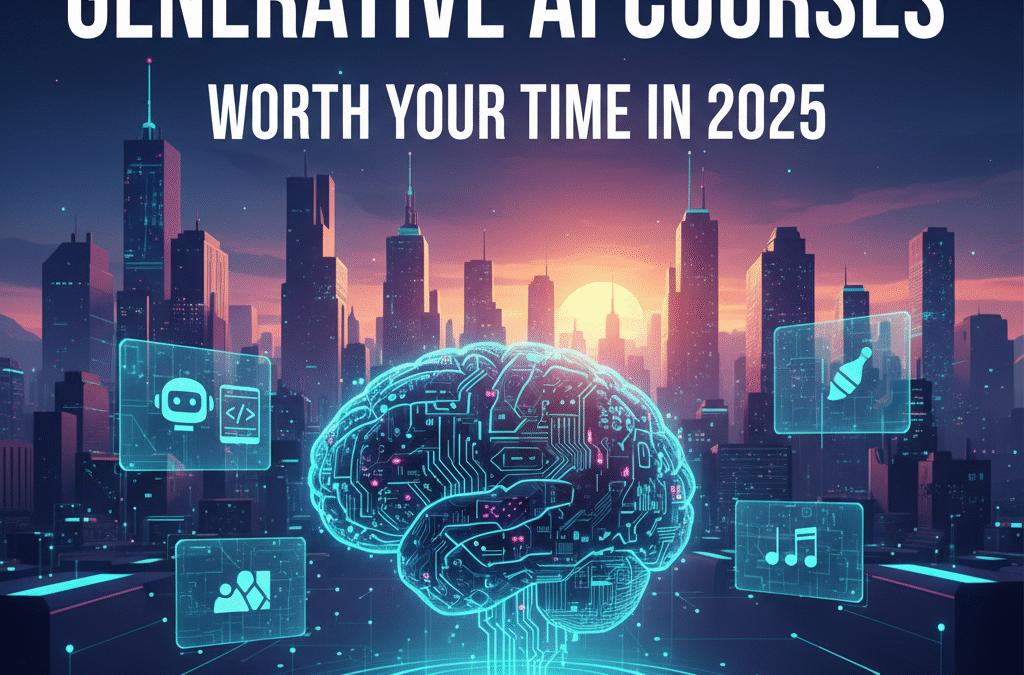 Generative AI Courses Worth Your Time In 2025