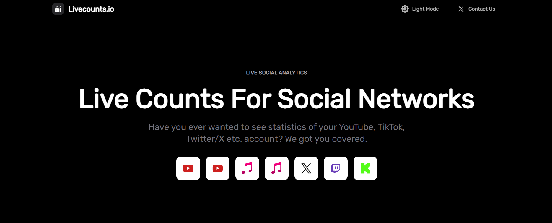Livecounts