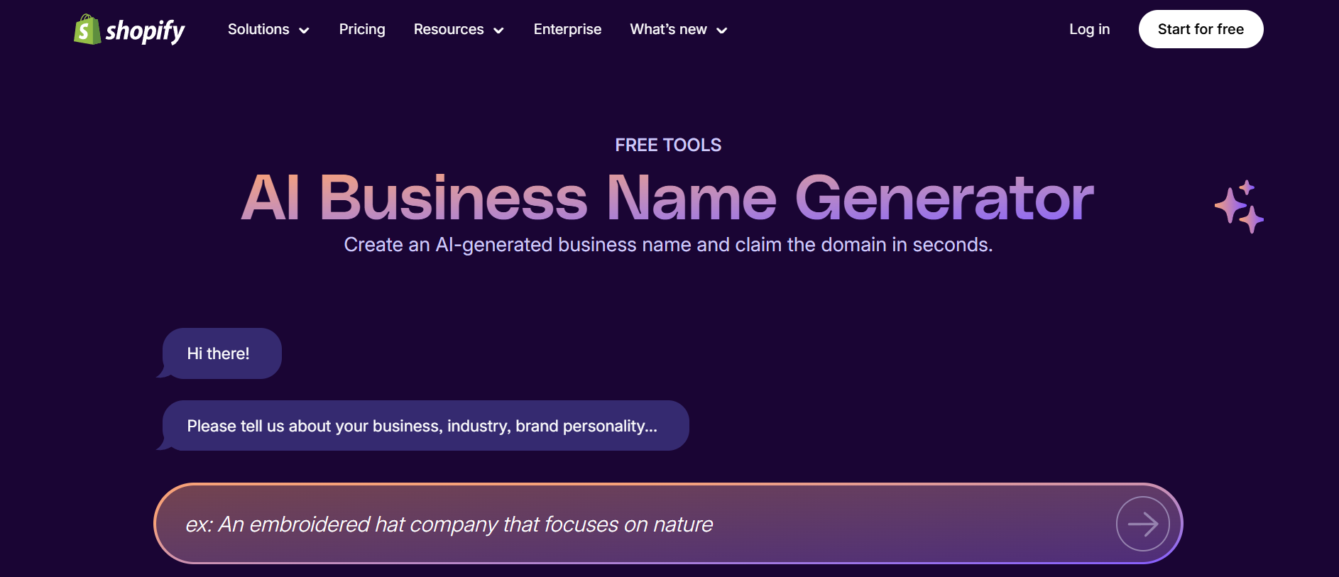 Shopify’s Band Name Generator