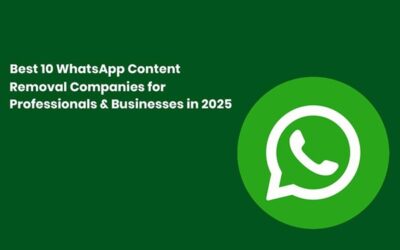 Best 10 WhatsApp Content Removal Companies for Professionals & Businesses in 2025