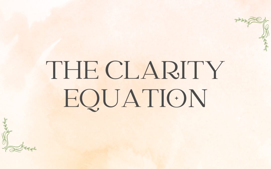 The Clarity Equation: Unifying Knowledge, Tasks, and Goals
