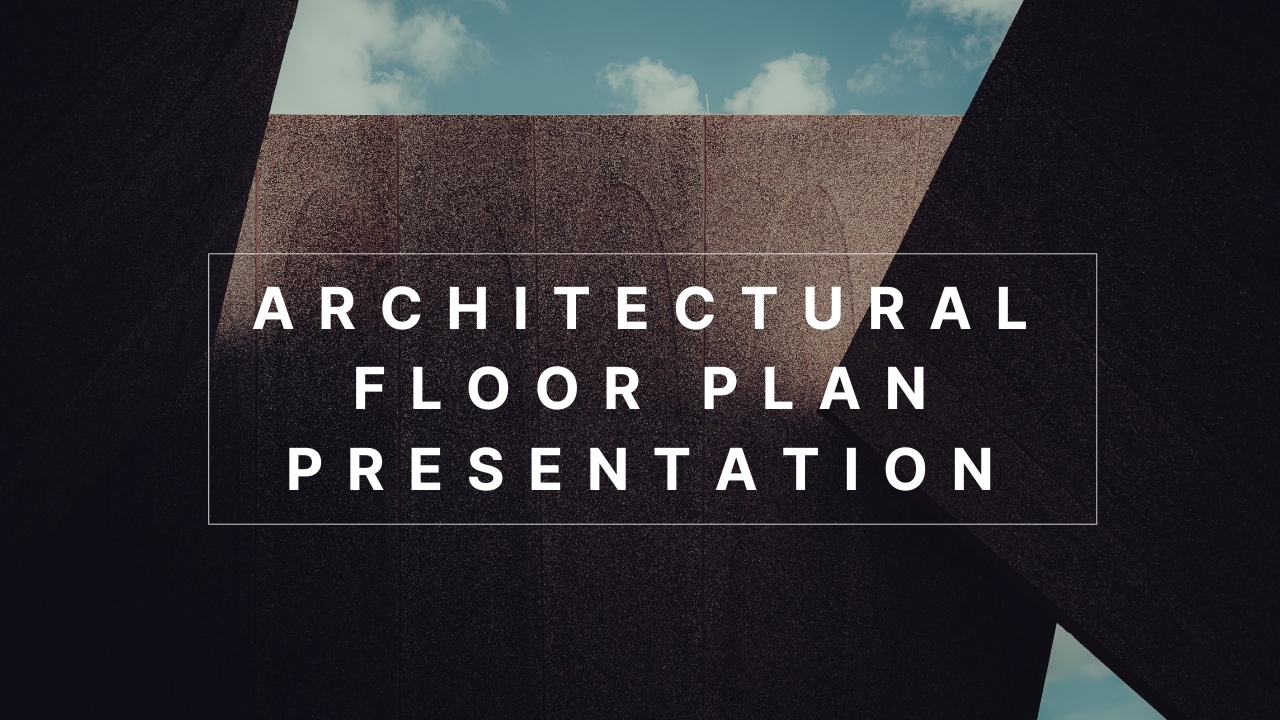 architectural floor plan presentation