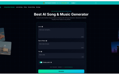Turn Your Lyrics Into Songs with AISong