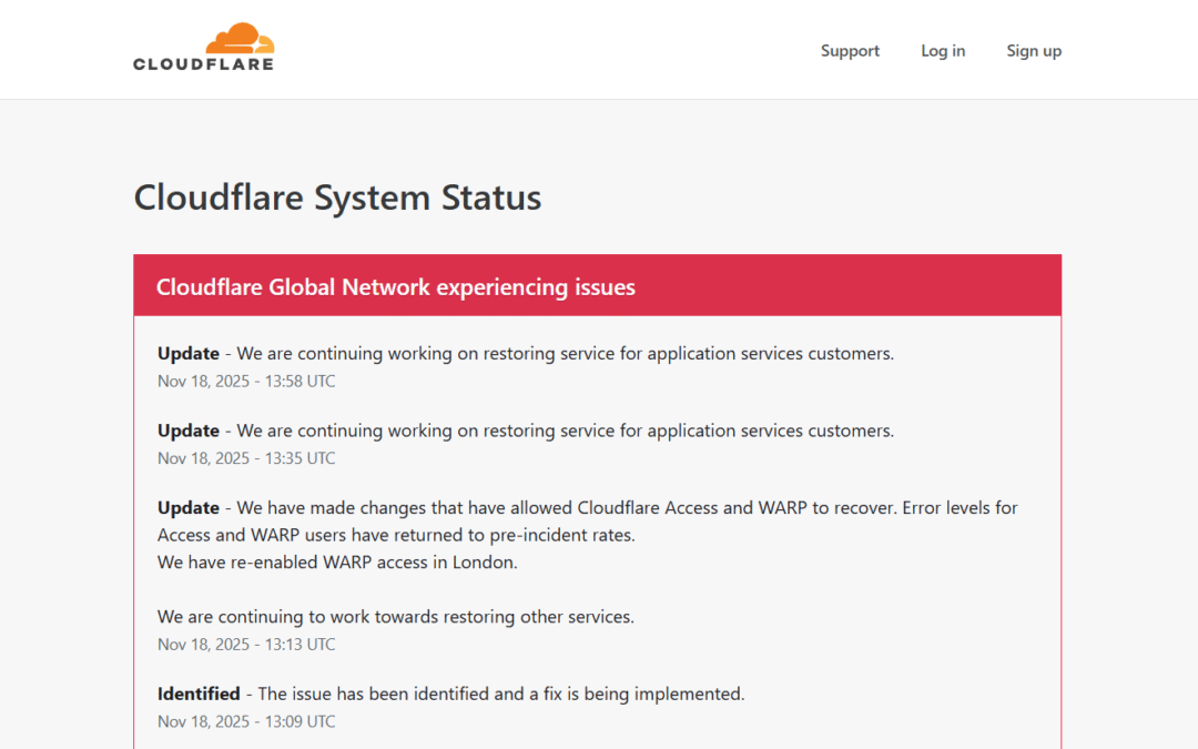 Cloudflare Outage Causes Global Internet Chaos: X, ChatGPT, and Spotify Among Affected Sites