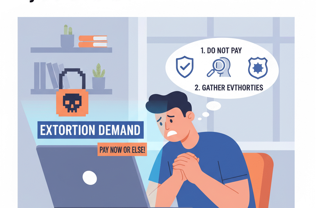 What to Do If You Become a Victim of Cyber Extortion