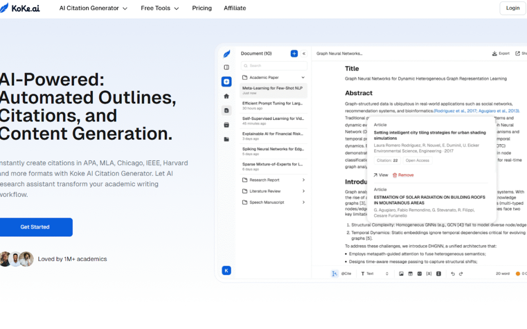 Koke AI’s ACS Citation Generator: Your Ultimate Research Companion