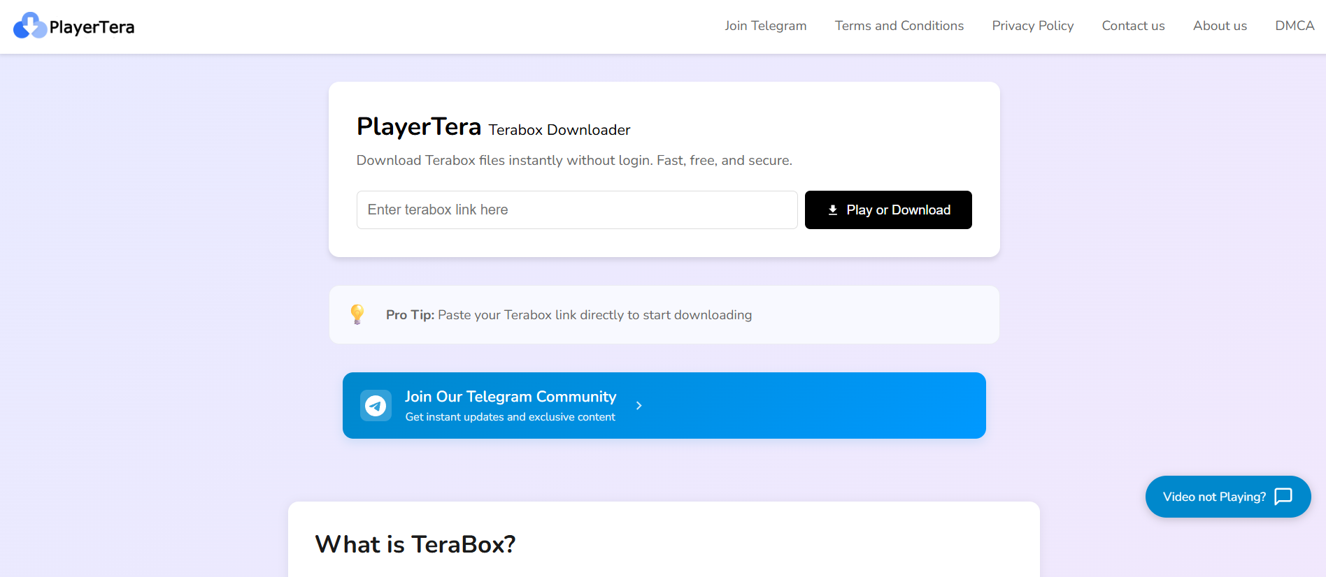 PlayerTera Downloader