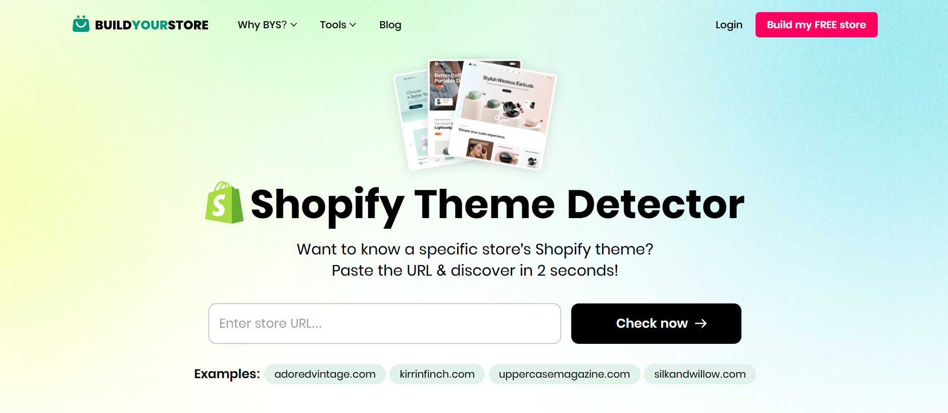 Shopify Theme Detector