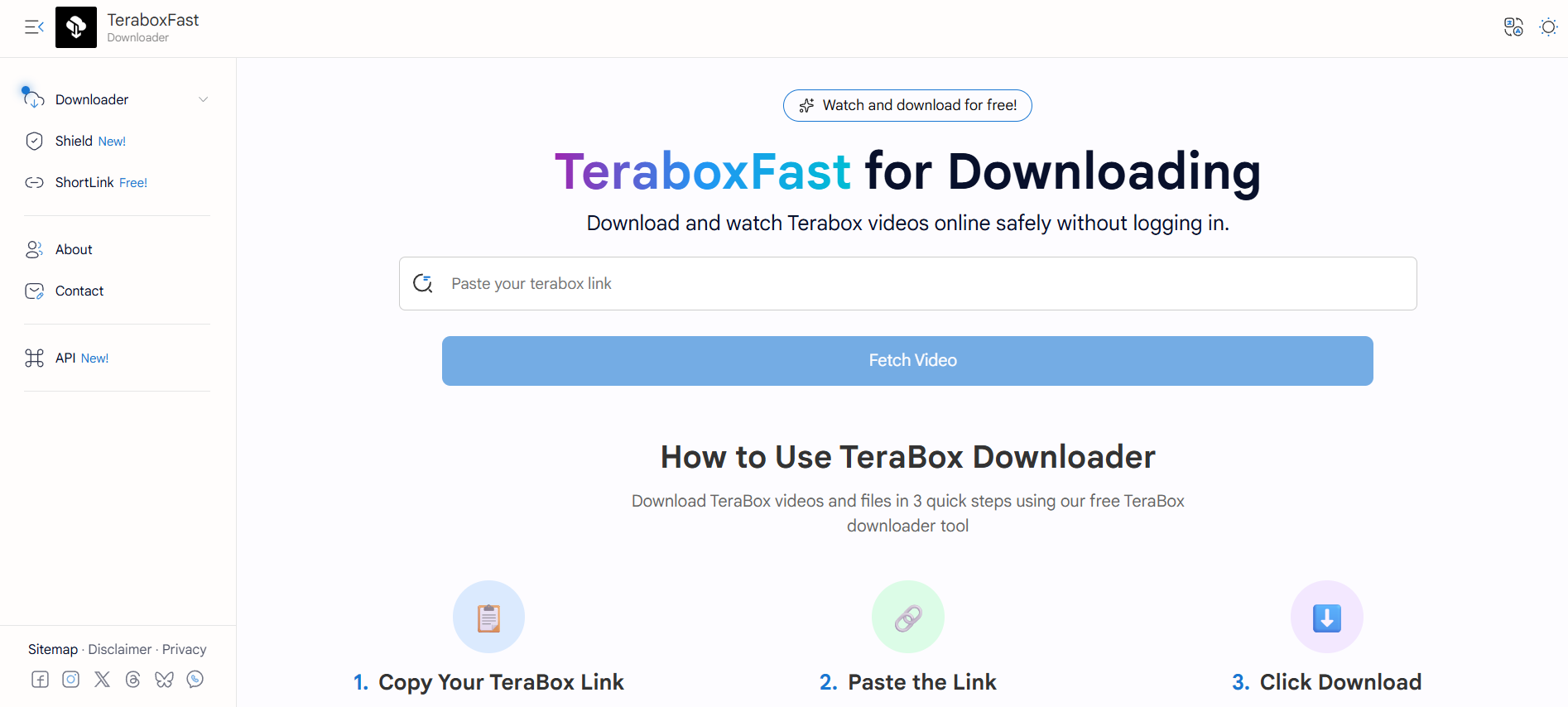Terabox Fast Downloader