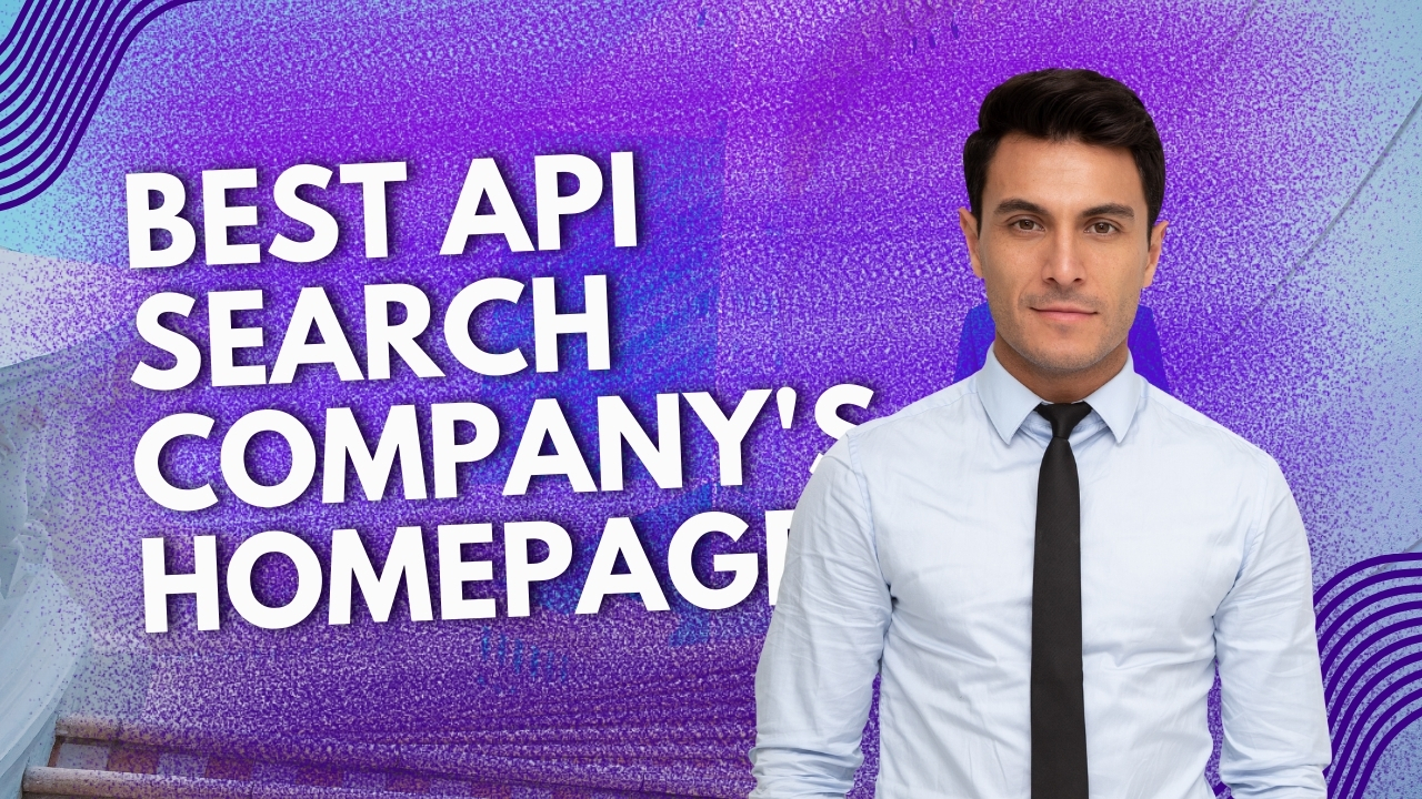 best api search company's homepage