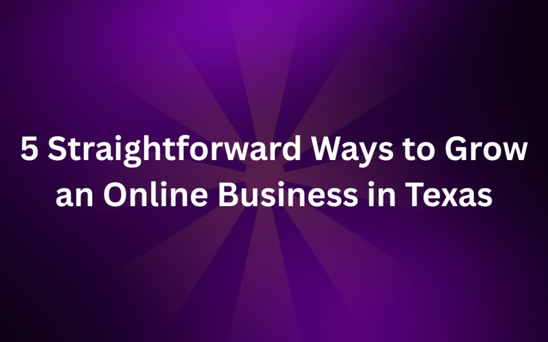5 Straightforward Ways to Grow an Online Business in Texas