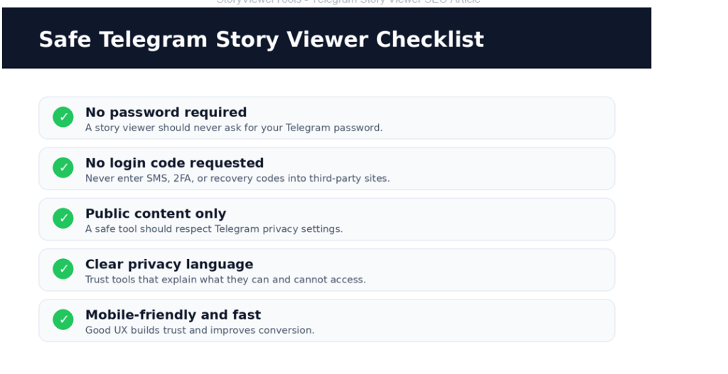 Telegram Story Viewer