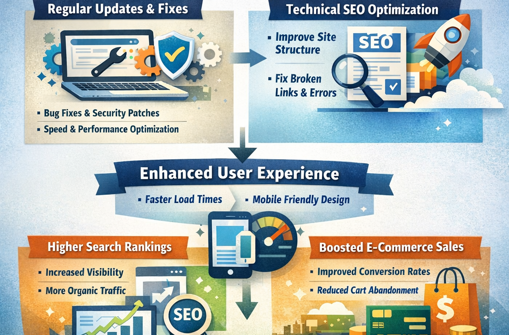 How Proactive Website Maintenance Drives Sustainable SEO and E-Commerce Growth