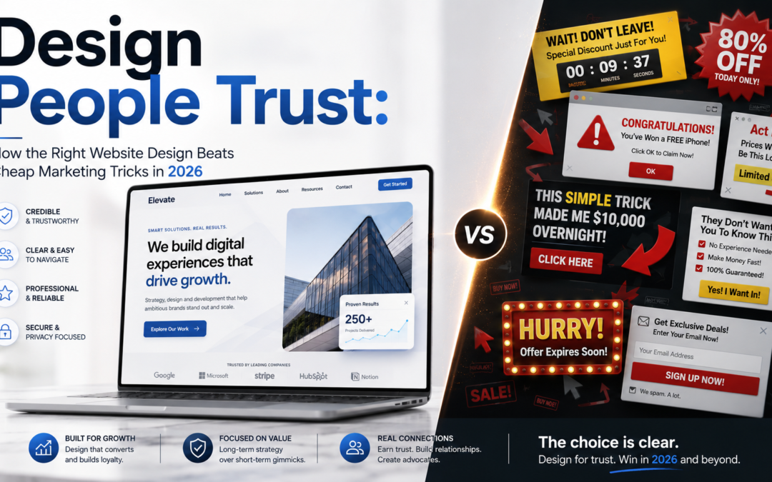 Design People Trust: How the Right Website Design Beats Cheap Marketing Tricks in 2026